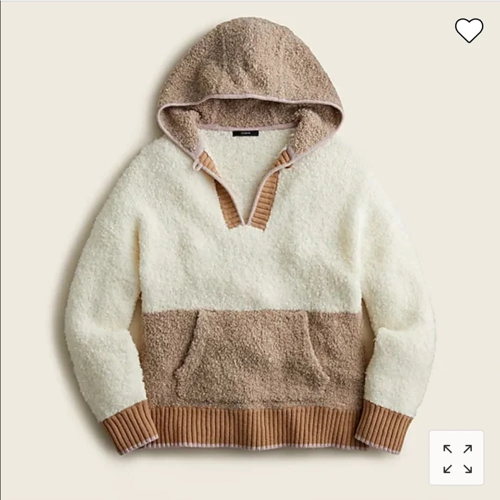 J.Crew Colorblock sweater-hoodie